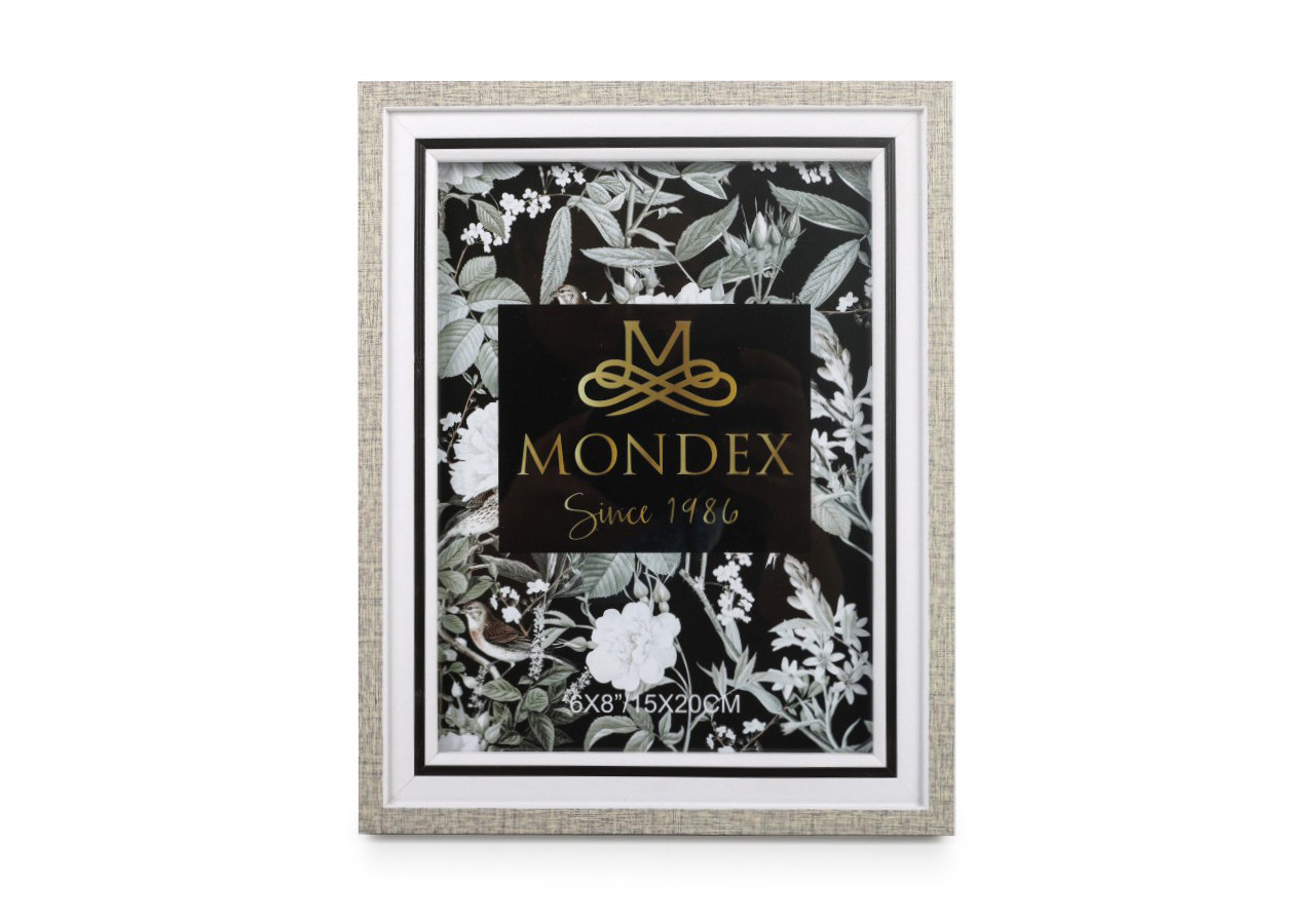 Cadre photo ADI - Beige 15x20cm avec passe-partout - HTOK5125-PROM - Mondex