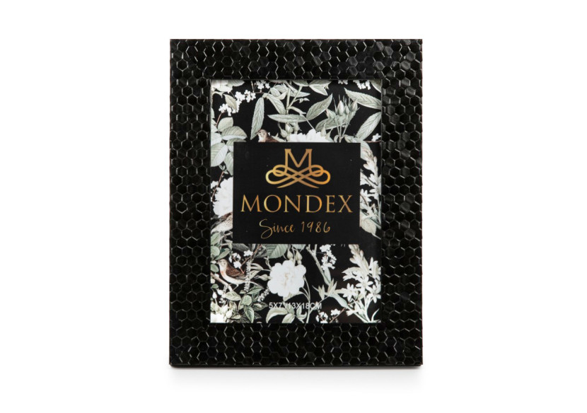 Cadre photo ADI - Noir 13x18cm avec passe-partout - HTOK5132-PROM - Mondex