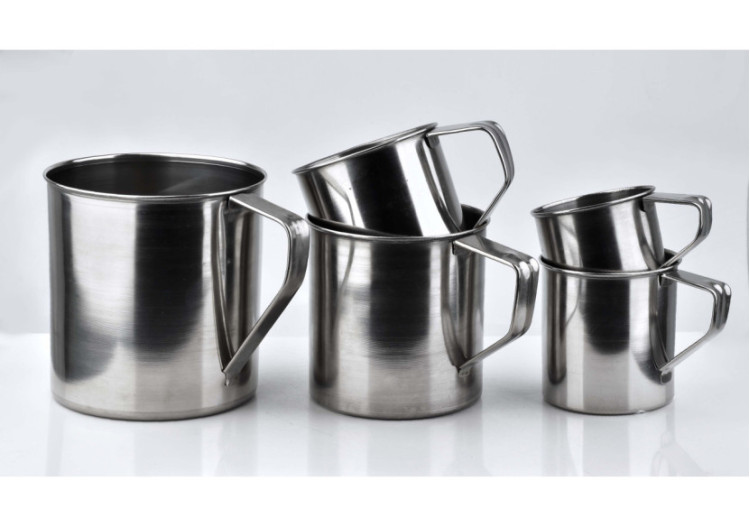 Mug BASIC KITCHEN - 1,25L en acier inoxydable, 12cm - HTXA7260-CX - Cookini By Mondex 2