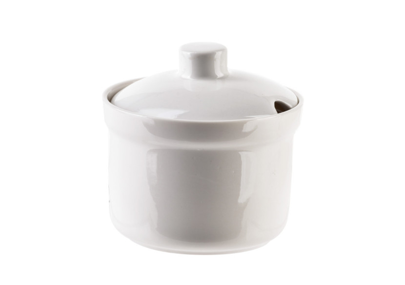Sucrier BASIC 9,5xh9cm - Élégance et praticité en porcelaine - HTNA5953 - Mondex
