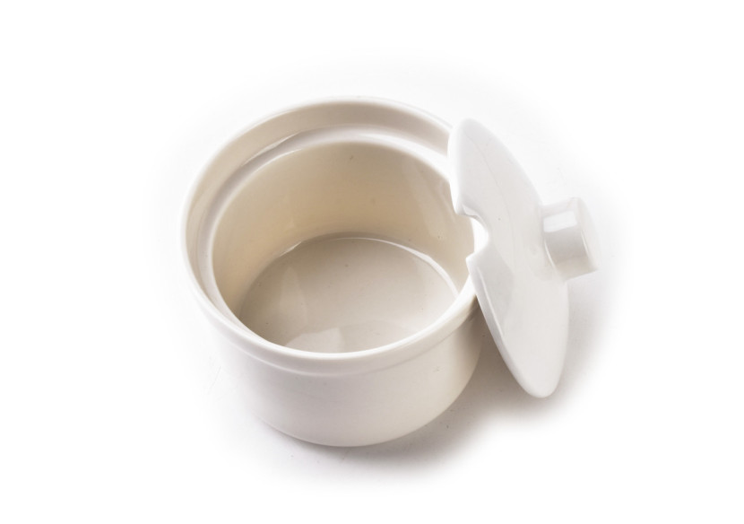 Sucrier BASIC 9,5xh9cm - Élégance et praticité en porcelaine - HTNA5953 - Mondex