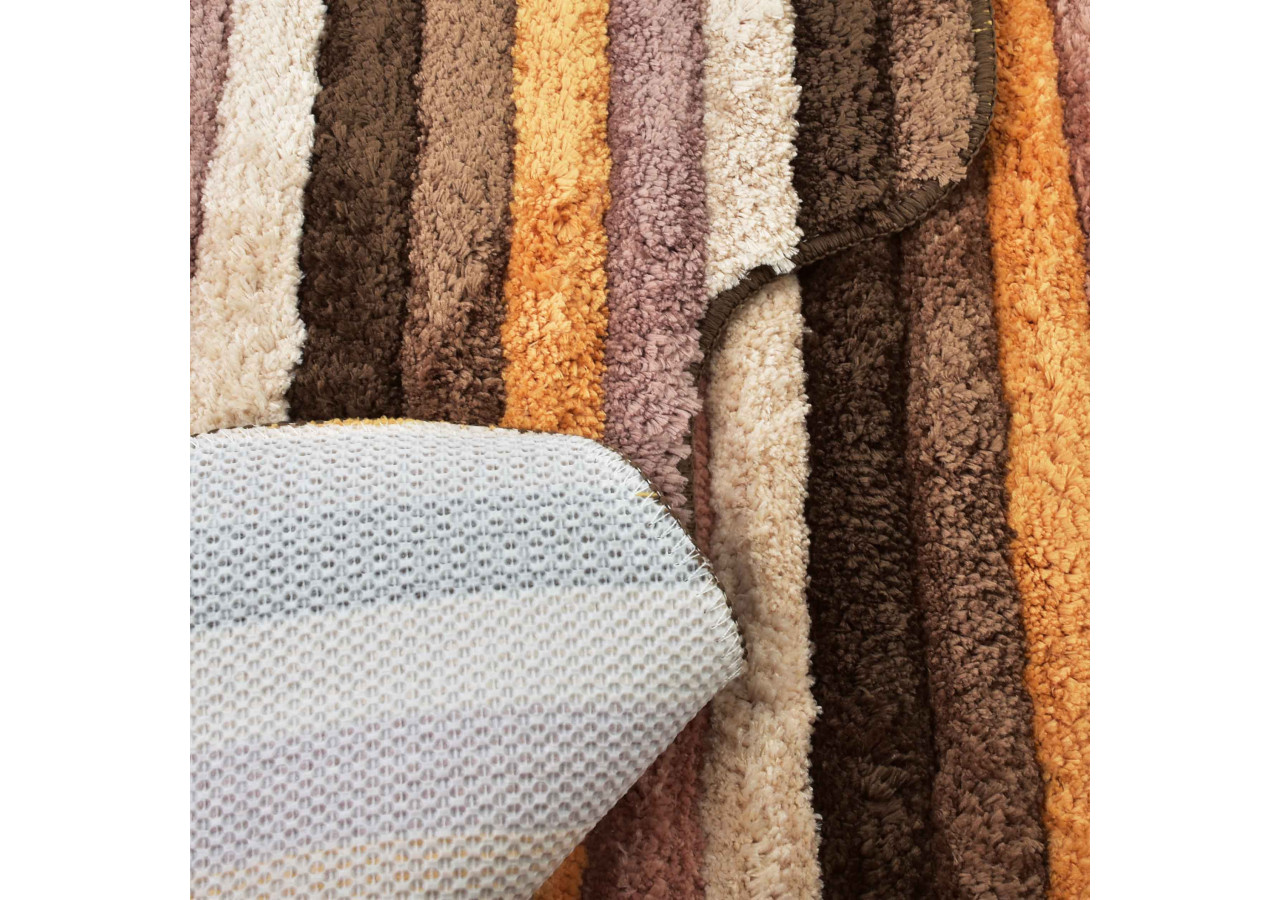 Ensemble de Tapis ZAC - 2 pièces 78x49cm et 38x48cm - HTUA7490 - Bathlab By Mondex