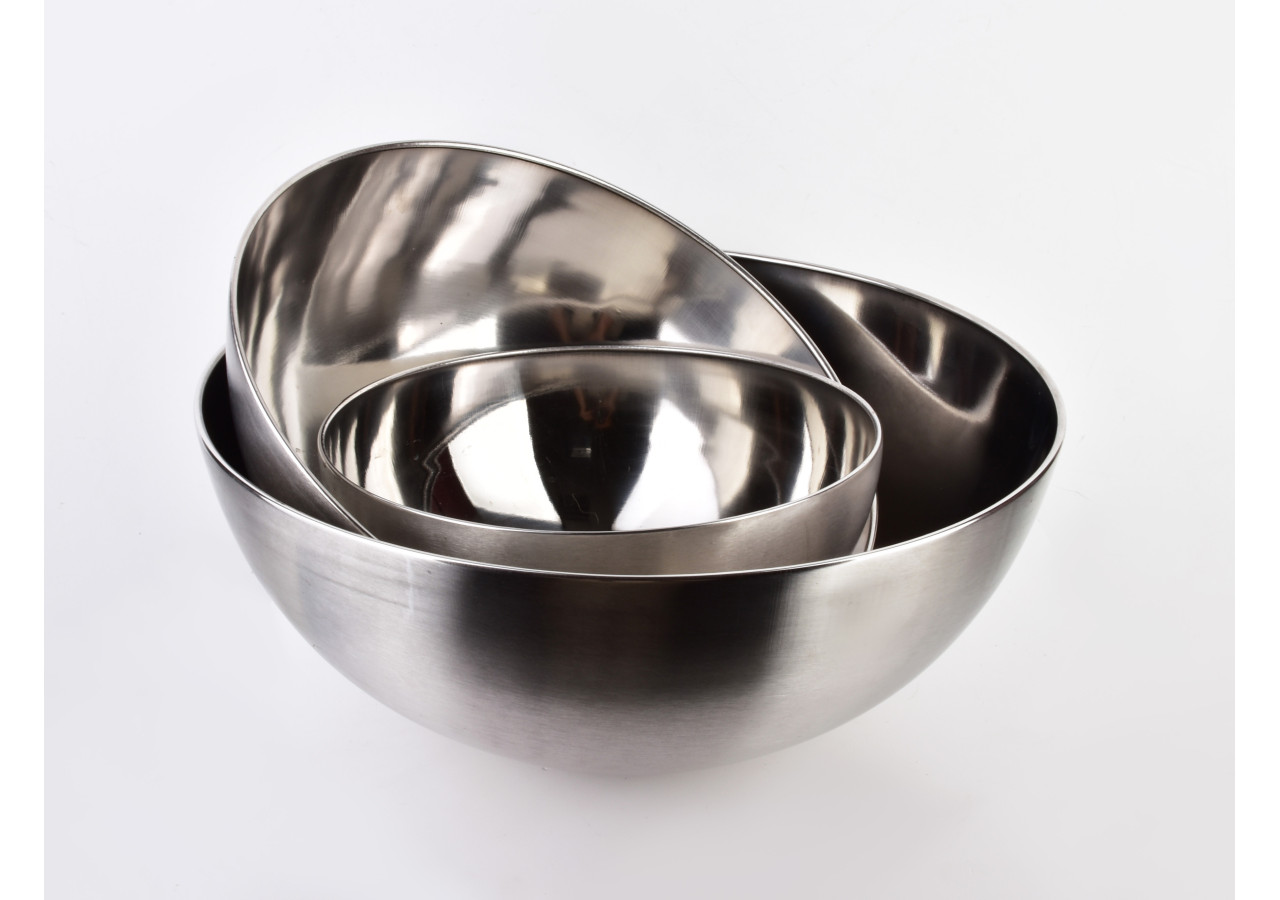 Miska BASIC KITCHEN - Acier inoxydable 24cm, 2,8l - HTXA4016-CX - Cookini By Mondex