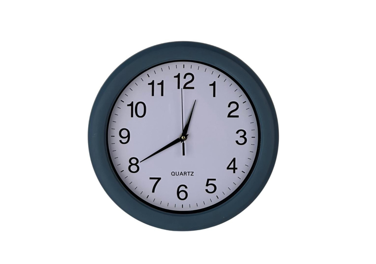 Horloge RAMSEY - 35x3cm, bleue élégante - HTBE6461 - Mondex