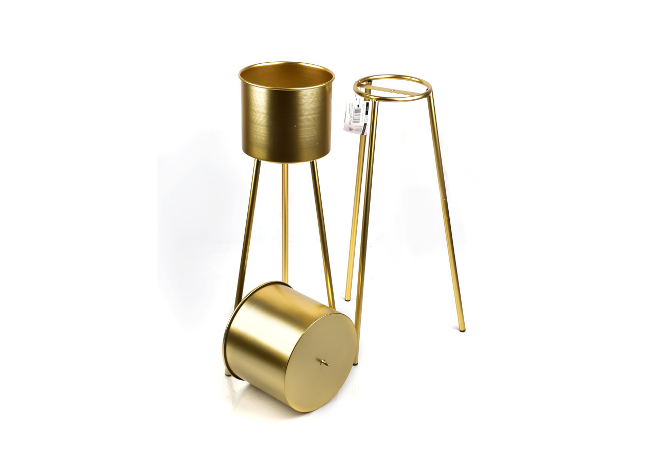 Ensemble SWEN - 2 pots élégants h77,5x22,5cm et h65,5x19,5cm - HTOP5672-PROM - Mondex