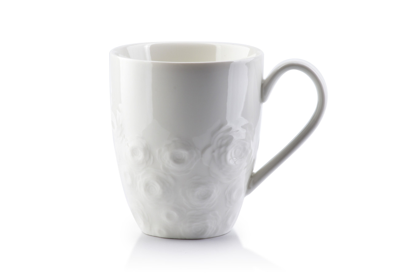 Mug ROSE2 - Porcelaine blanche 300ml - HTD3673-PROM - Affekdesign By Mondex