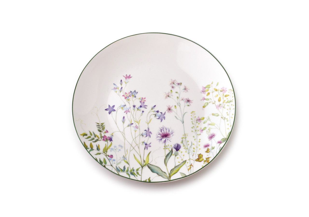 Assiette FACCIA VERDE - Porcelaine élégante 20x2,3cm - HTTE5556 - Affekdesign By Mondex