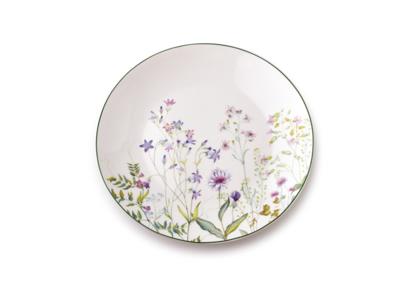 Assiette FACCIA VERDE - Porcelaine élégante 20x2,3cm - HTTE5556 - Affekdesign By Mondex Assiette FACCIA VERDE - Porcelaine élégante 20x2,3cm - HTTE5556 - Affekdesign By Mondex