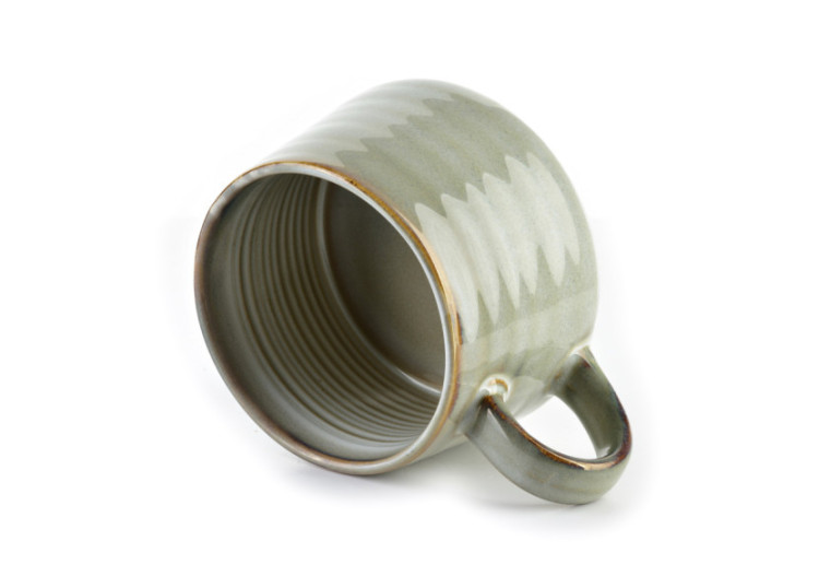 Mug BASIC NATURE - 420ml en céramique colorée 10x15x7,5cm - HTNA9608 - Mondex 2