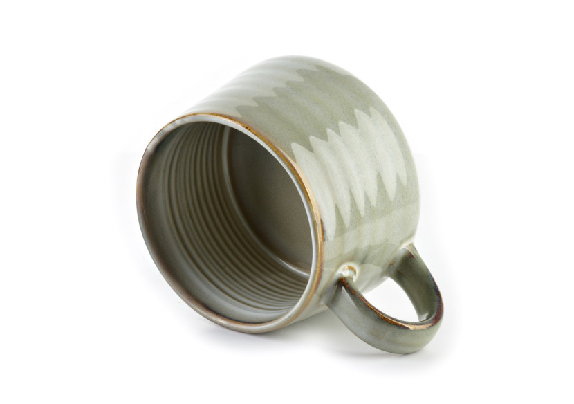 Mug BASIC NATURE - 420ml en céramique colorée 10x15x7,5cm - HTNA9608 - Mondex