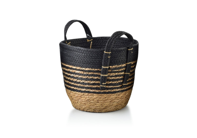 Panier BALI L - Tressé en herbe marine 28x23cm - HIWB9268-PROM - Mondex