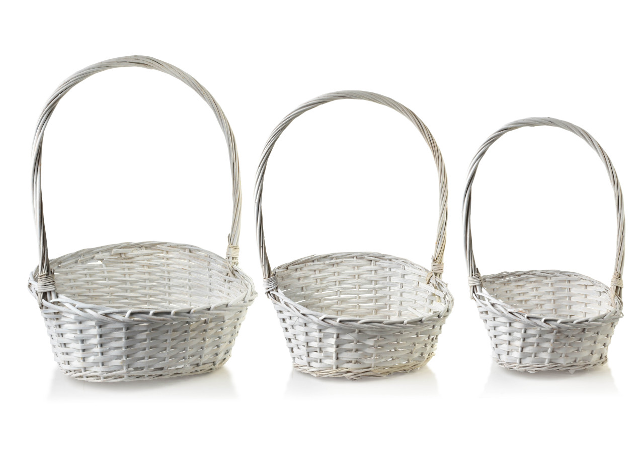 Ensemble de 3 paniers Will - Avec poignées - HIWD4498 - Mondex