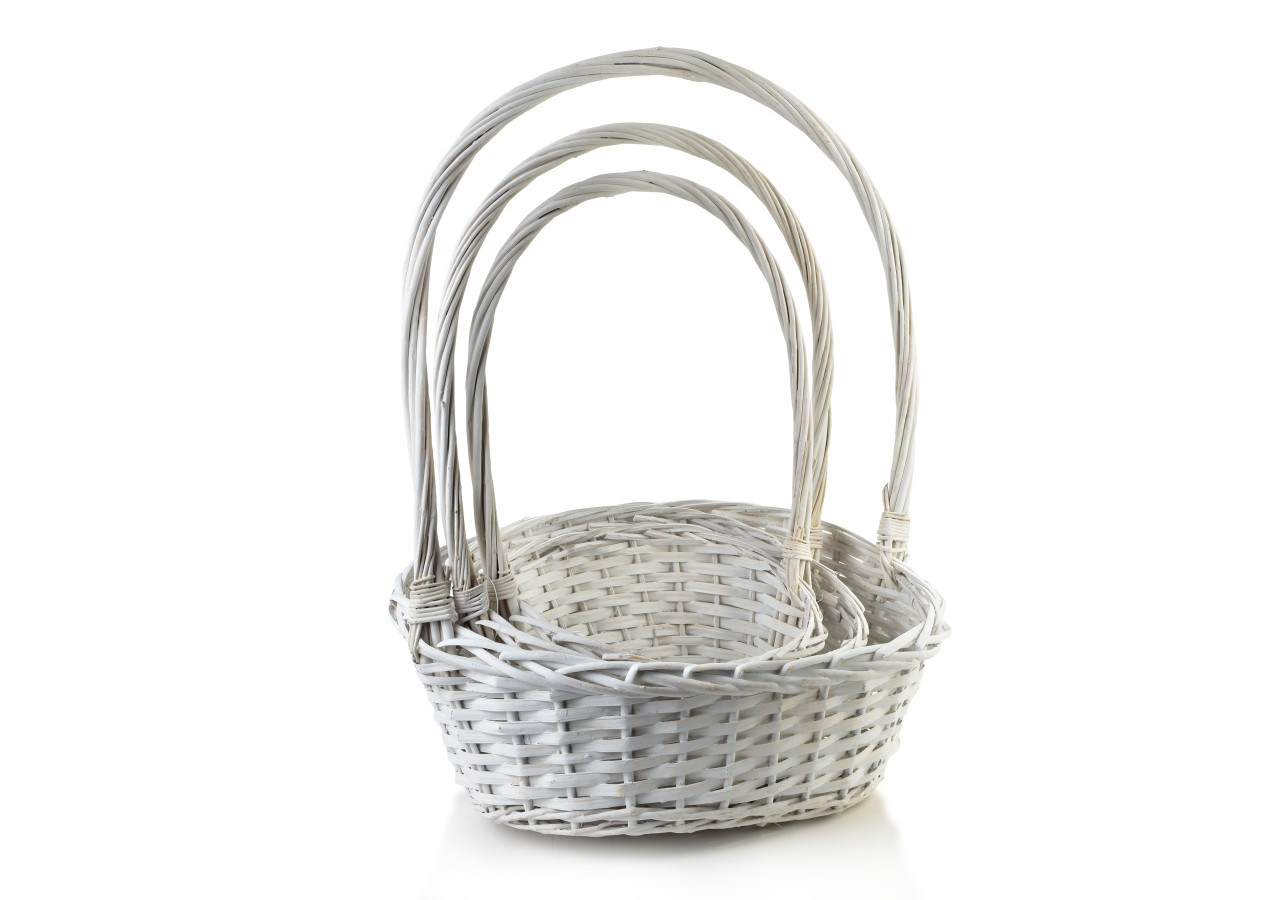 Ensemble de 3 paniers Will - Avec poignées - HIWD4498 - Mondex