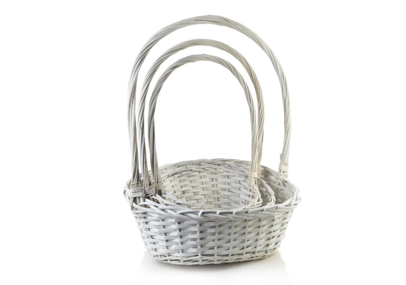 Ensemble de 3 paniers Will - Avec poignées - HIWD4498 - Mondex Ensemble de 3 paniers Will - Avec poignées - HIWD4498 - Mondex