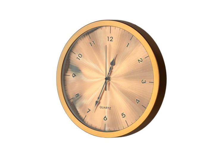 Horloge RAMSEY - 35cm, finition dorée - HTBE6119 - Mondex 2