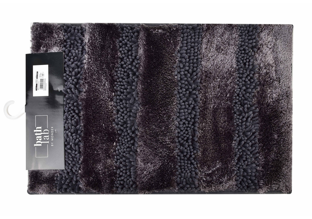Tapis de Bain ZAC - Anthracite 60x40cm - HTUA0252 - Bathlab By Mondex