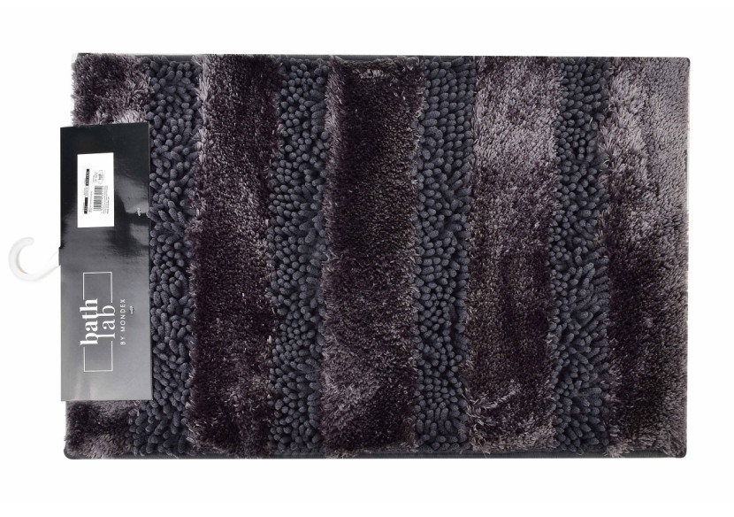 Tapis de Bain ZAC - Anthracite 60x40cm - HTUA0252 - Bathlab By Mondex