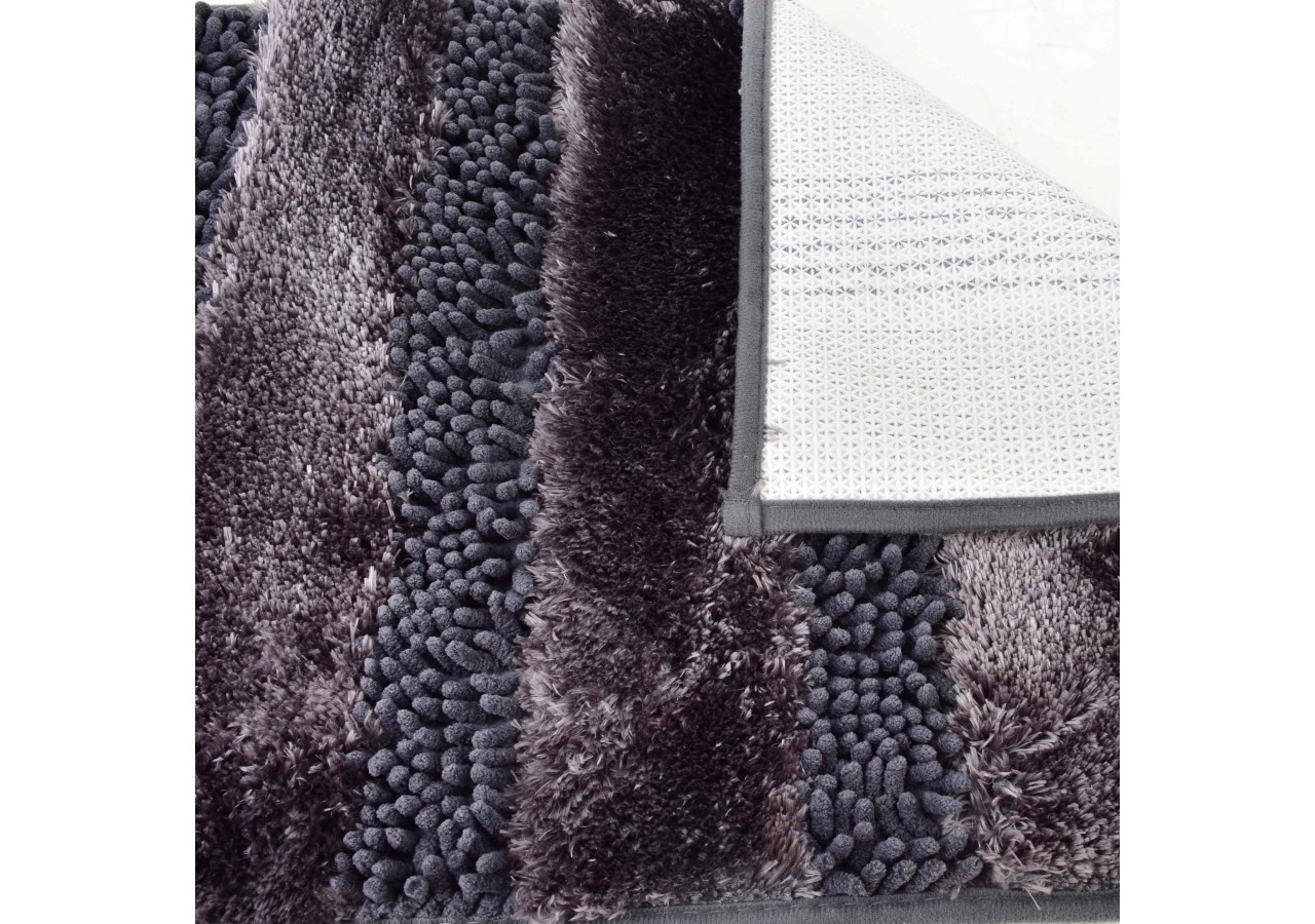 Tapis de Bain ZAC - Anthracite 60x40cm - HTUA0252 - Bathlab By Mondex