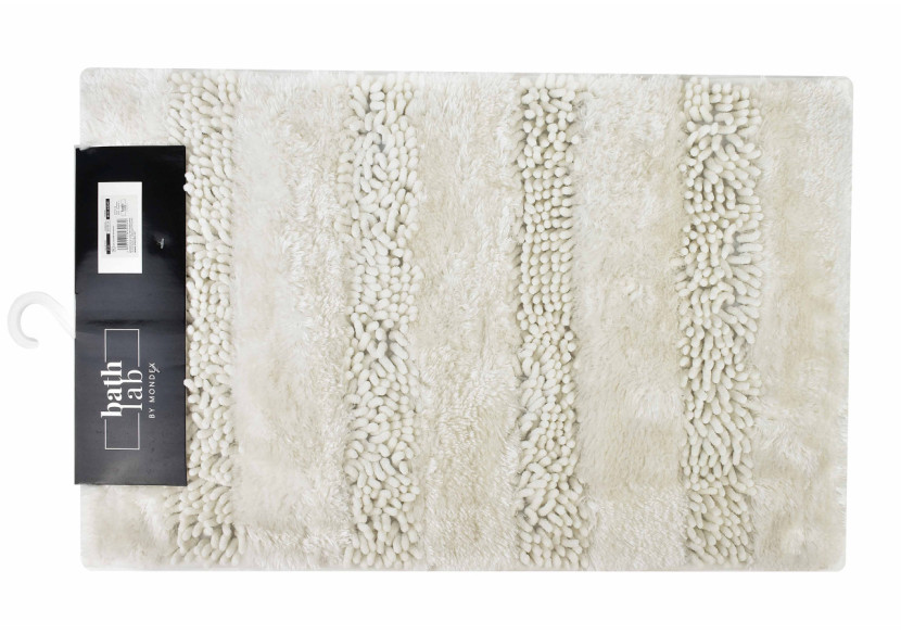 Tapis de Bain ZAC - 60x40cm en Polyester Blanc - HTUA0269 - Bathlab By Mondex Tapis de Bain ZAC - 60x40cm en Polyester Blanc - HTUA0269 - Bathlab By Mondex