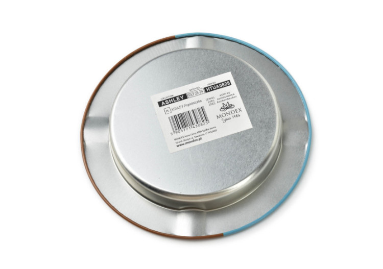 Cendrier Métallique Multicolore - 13,5 cm de diamètre - HTUA0825 - Mondex 2