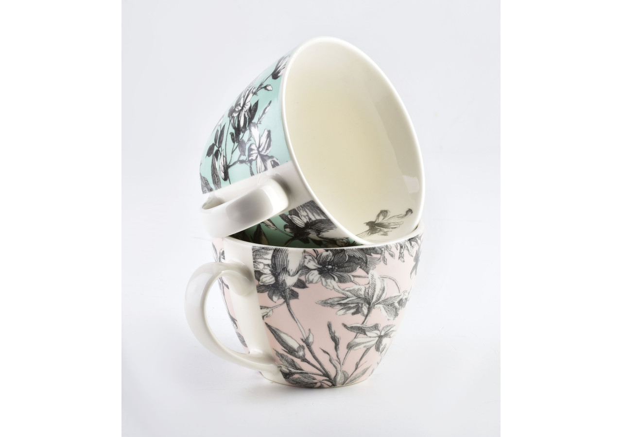Mug ROMAIN - Porcelaine 450ml avec design original - HTPW4590 - Affekdesign By Mondex
