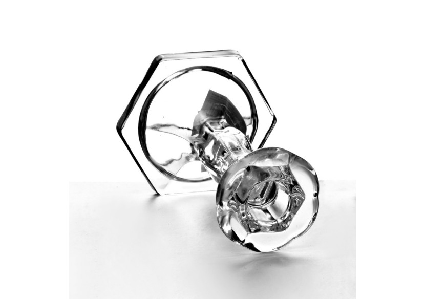 Bougeoir PATRICIA - Verre 10cm x 15,5cm - HTID8856 - Mondex