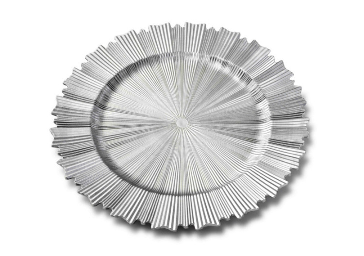 Sous-assiette BLANCHE COLOURS - Décorative 33x33x2cm - HTOS9143 - Mondex