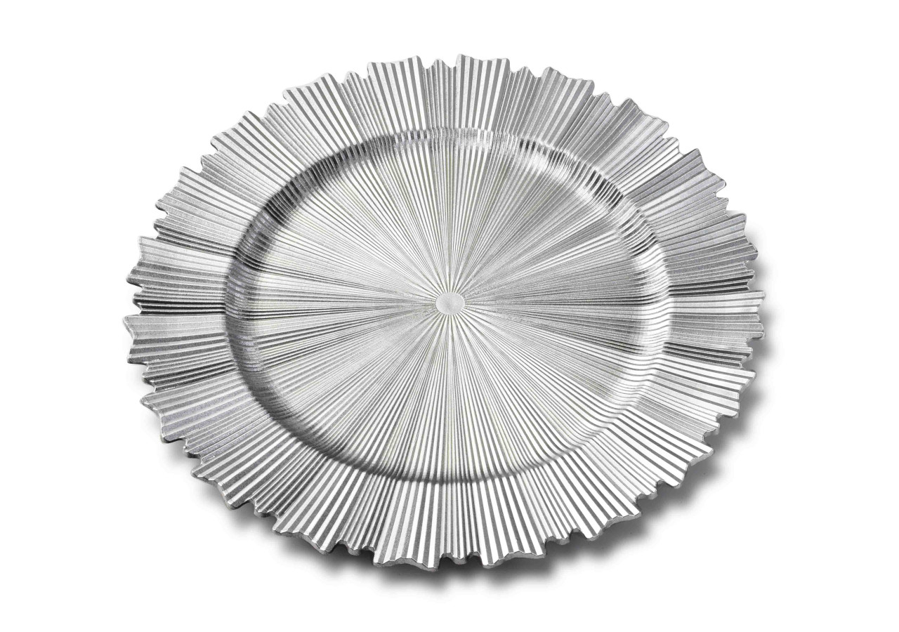 Sous-assiette BLANCHE COLOURS - Décorative 33x33x2cm - HTOS9143 - Mondex