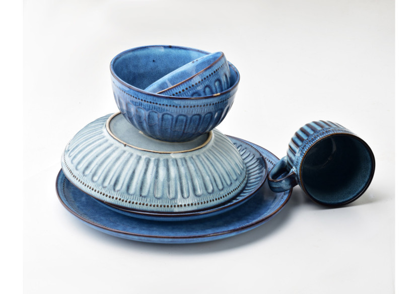 Assiette BASIC NATURE - Céramique 22cm x 2,5cm - HTNA2266 - Mondex