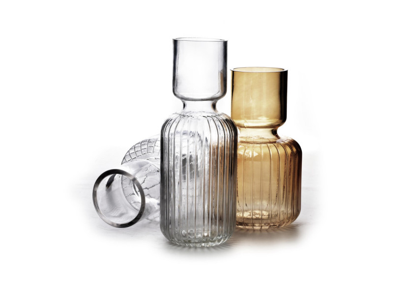 Vase SERENITE - 13,5x9xh24cm élégant - HTID1702 - Mondex