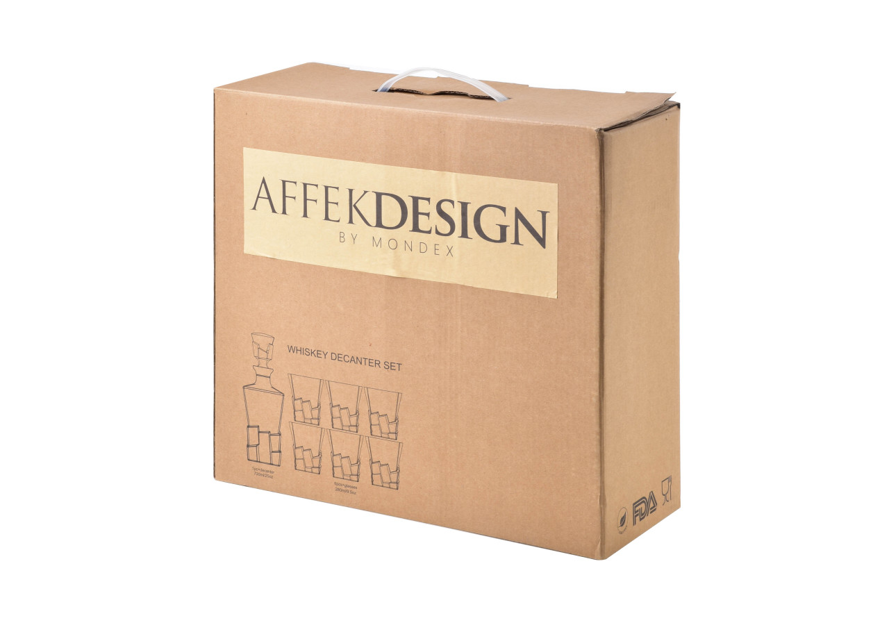 Carafe et Verres EVA CUBES - 280ml / 730ml - HTID4804 - Affekdesign By Mondex