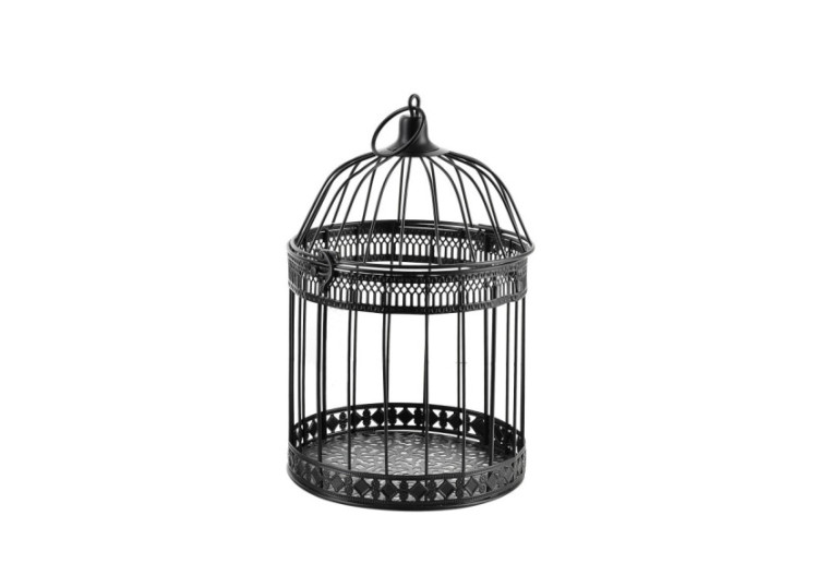 Cage Décorative MARLISE L - Charme et Élégance - HTOP2647 - Mondex