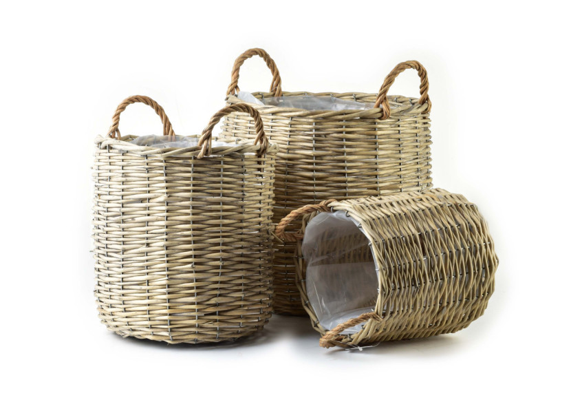 Panier GUSTAV - XL 28,5 x 28 x 29/35,5 cm, tissu durable - HIWD9340 - Mondex