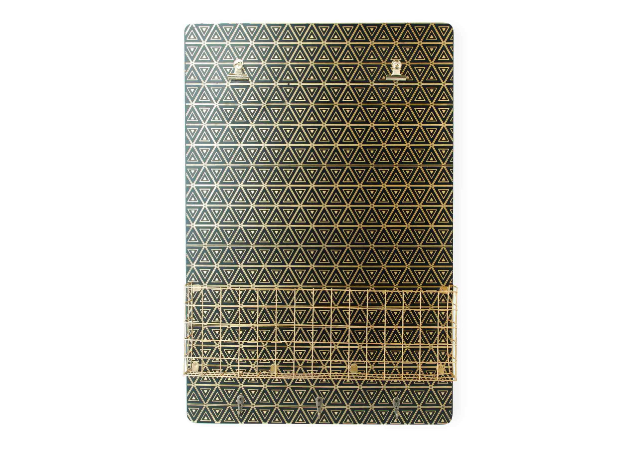 Tableau SARA GOLD - Noir et or 40cm x 6cm x 60cm - HTYK1167-PROM - Mondex