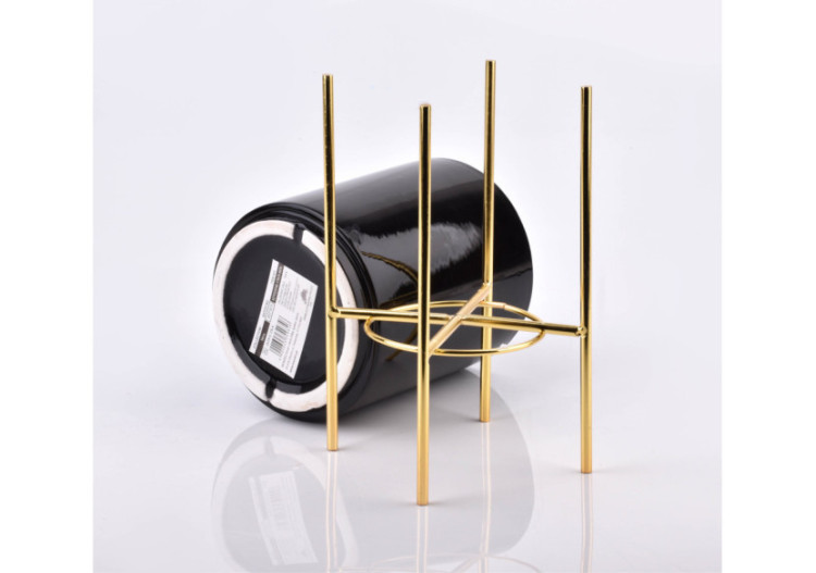 Vase NEVA - Céramique 12,8cm x 15,5cm avec support - HTYE9346 - Mondex 2