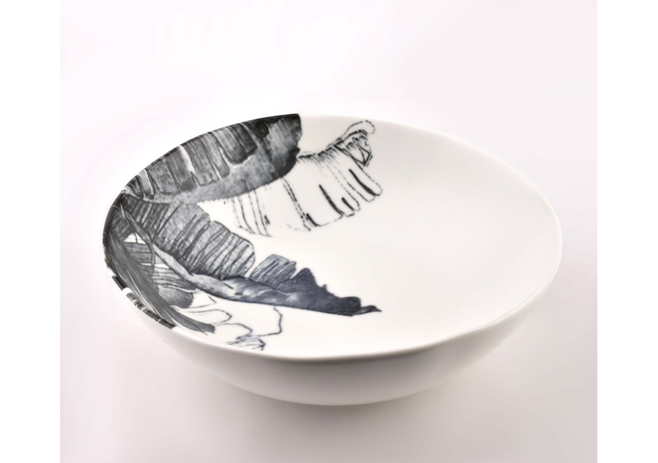 Bol TROPICAL - Porcelaine 17.5cm, 600ml - HTD6146-PROM - Affekdesign By Mondex