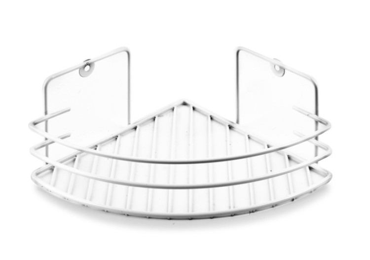 Étagère de salle de bain CARL WHITE - 1 niveau, 9 x 19 x 19 cm - HTWM9786 - Bathlab By Mondex