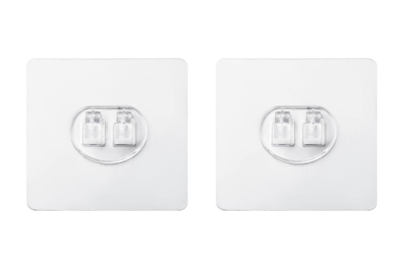 Étagère de salle de bain CARL WHITE - 1 niveau, 9 x 19 x 19 cm - HTWM9786 - Bathlab By Mondex