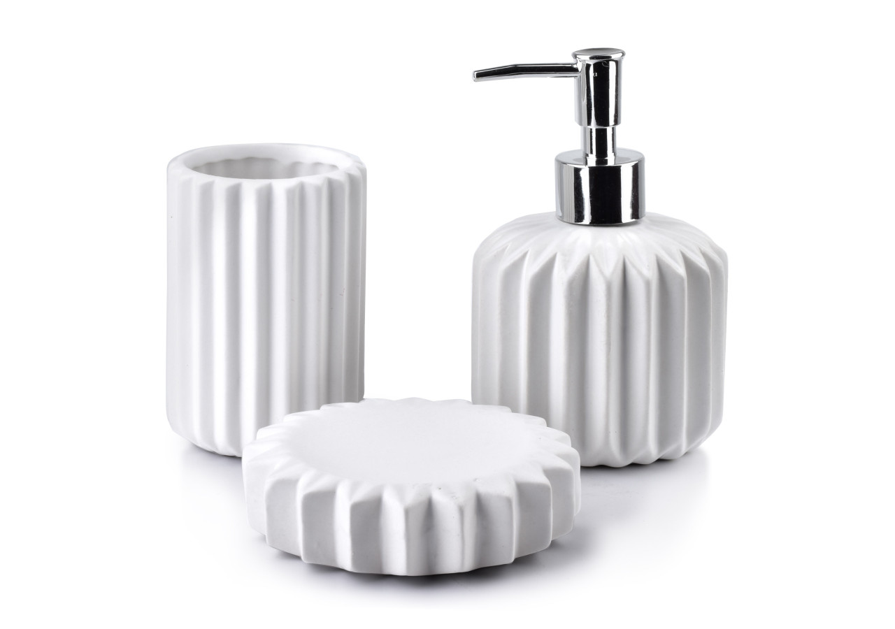 Set de salle de bain FERRA - Design moderne - HTWM5919 - Bathlab By Mondex