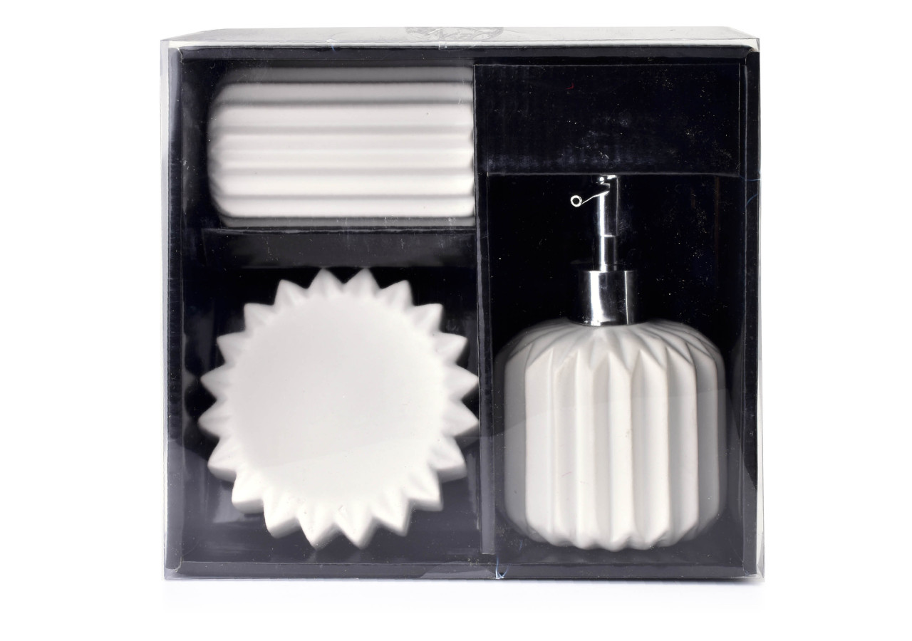 Set de salle de bain FERRA - Design moderne - HTWM5919 - Bathlab By Mondex