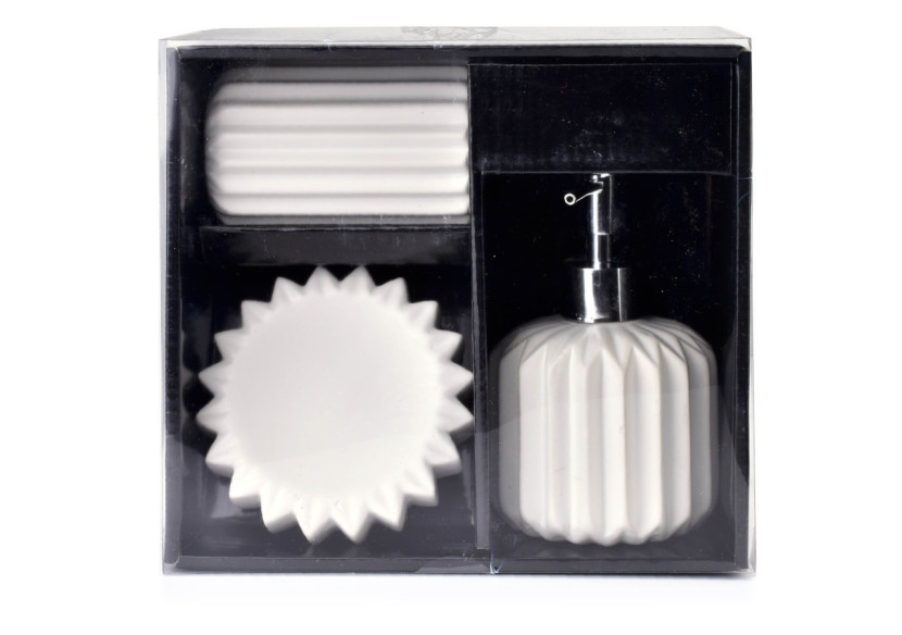 Set de salle de bain FERRA - Design moderne - HTWM5919 - Bathlab By Mondex