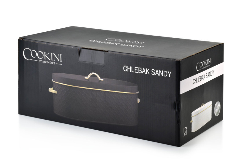 Pain SANDY BLACK - Boîte à pain en métal 34x18xH13cm - HTBC6649-PROM - Cookini By Mondex Pain SANDY BLACK - Boîte à pain en métal 34x18xH13cm - HTBC6649-PROM - Cookini By Mondex