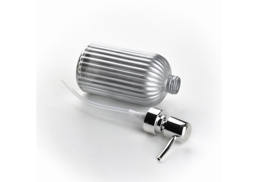 Distributeur ARI SILVER - Verre élégant 19x7,8cm - HTWM6082-PROM - Bathlab By Mondex Distributeur ARI SILVER - Verre élégant 19x7,8cm - HTWM6082-PROM - Bathlab By Mondex