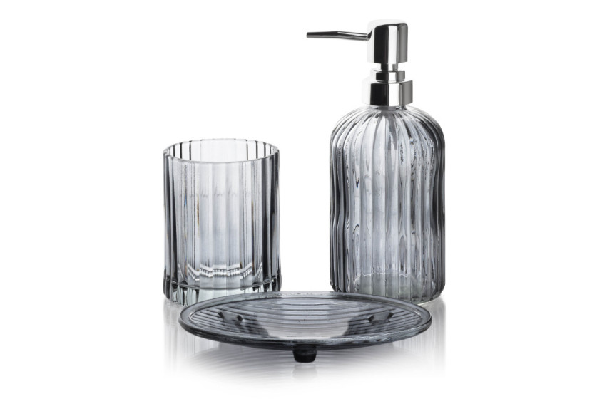 Set de salle de bain ARI GREY - 3 pièces élégantes - HTWM6143-PROM - Bathlab By Mondex Set de salle de bain ARI GREY - 3 pièces élégantes - HTWM6143-PROM - Bathlab By Mondex