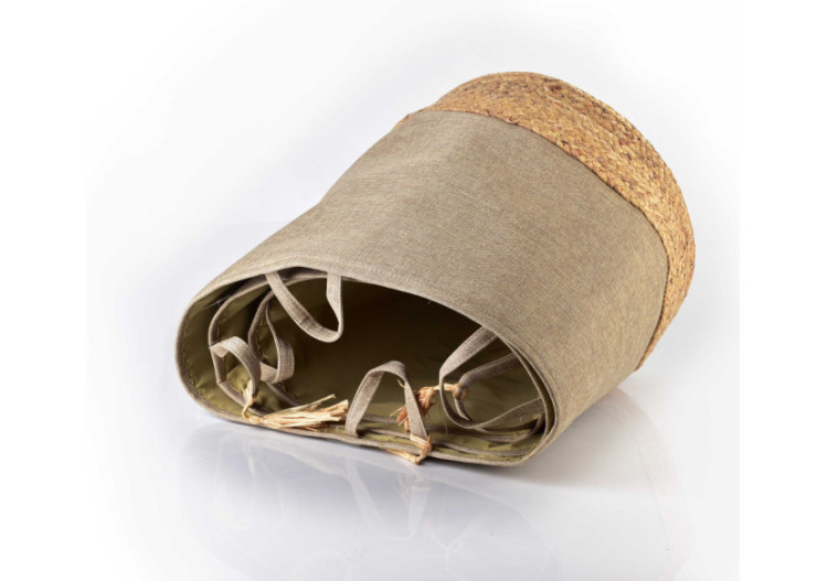 Panier AMPARO - Set de 3 paniers en imitation lin - HIWB7089-PROM - Mondex 2