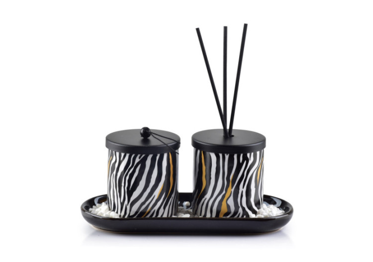 Diffuseur de Parfum Zebra - 23x9xH9cm - HTTP7539 - Mondex