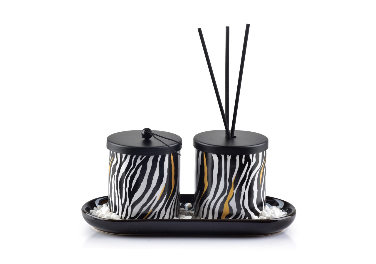 Diffuseur de Parfum Zebra - 23x9xH9cm - HTTP7539 - Mondex