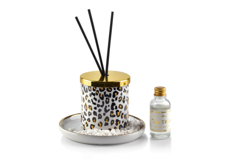 Diffuseur de Parfum Panthère - 7,5xH9cm avec Socle 14cm - HTTP7546 - Mondex