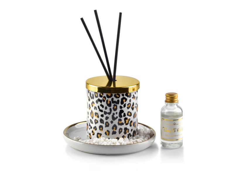 Diffuseur de Parfum Panthère - 7,5xH9cm avec Socle 14cm - HTTP7546 - Mondex