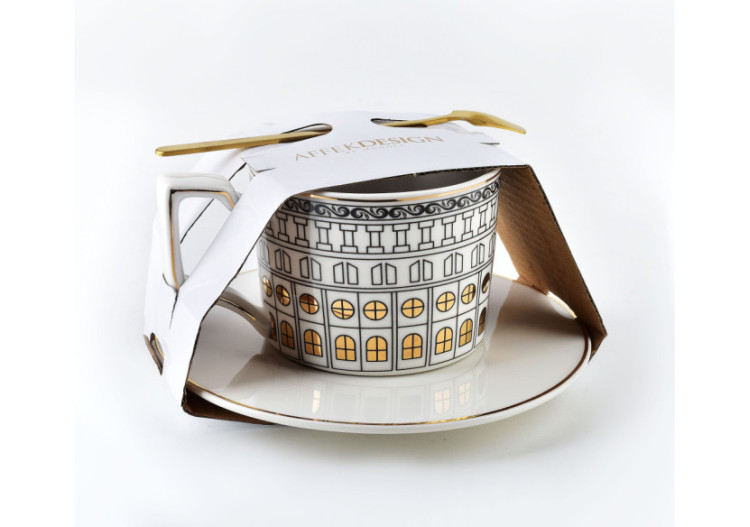 Tasse OTIS avec Soucoupe - 220ml - HTPL8642-PROM - Affekdesign By Mondex 2